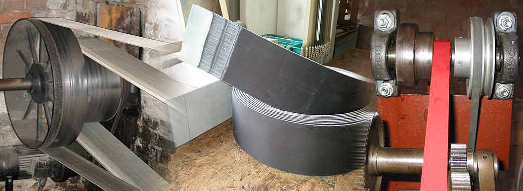 Leather Nylon Sandwich Belts, Leather Nylon Leather Belts, Leather Sandwich Belts, Industrial Machine Belts Supplier in Rajkot, Perfect leather belts consist of high quality chrome leather friction covers with polyamide sheet as the traction layer.